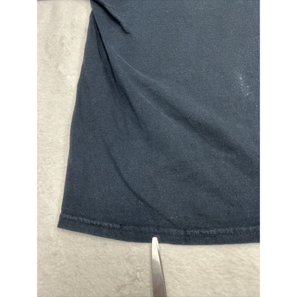 Vintage Y2K Jagermeister Label Logo Black Graphic T-Shirt Men’s Size Large - Picture 8 of 8